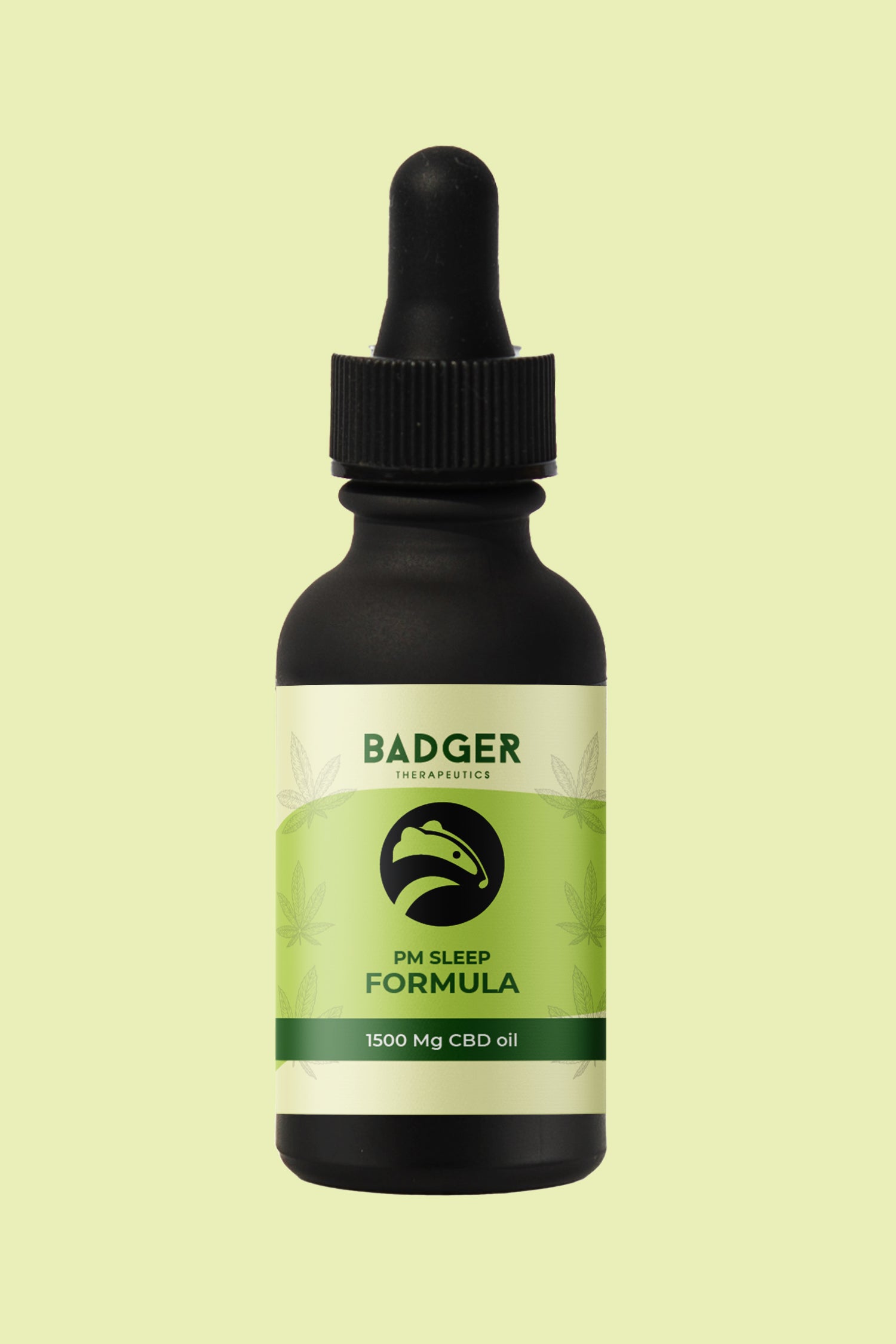 Badger Therapeutics PM Sleep Formula CBD Oil with 750mg CBD